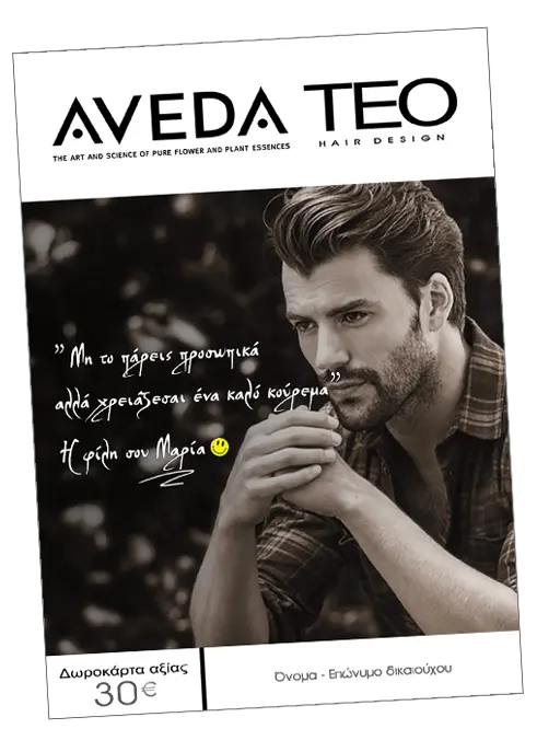Aveda teo gift card Men